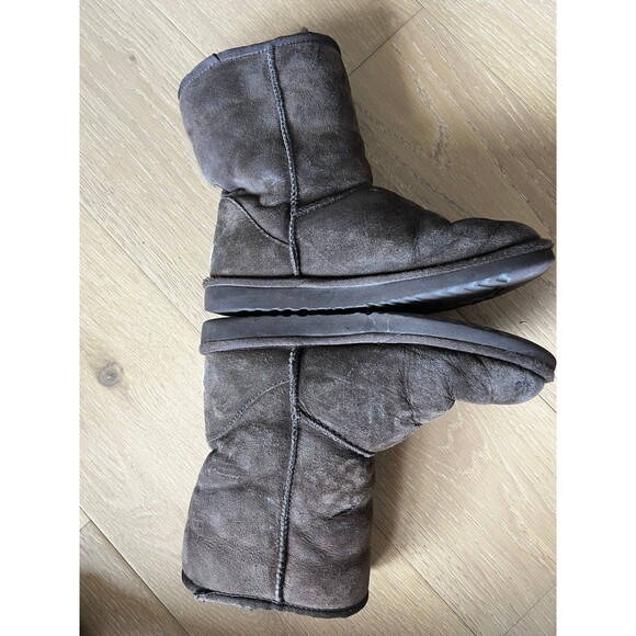UGG Australia Classic Short Suede Winter Boots Chocolate Brown Women's 7 - Picture 5 of 8